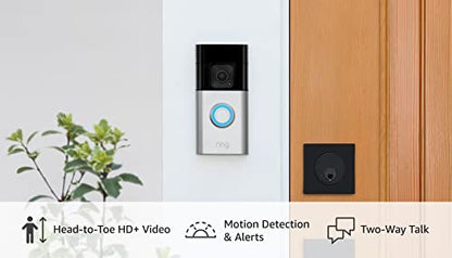 Ring Battery Doorbell Plus (newest model) | Head-to-Toe HD+ Video, motion detection & alerts, and Two-Way Talk