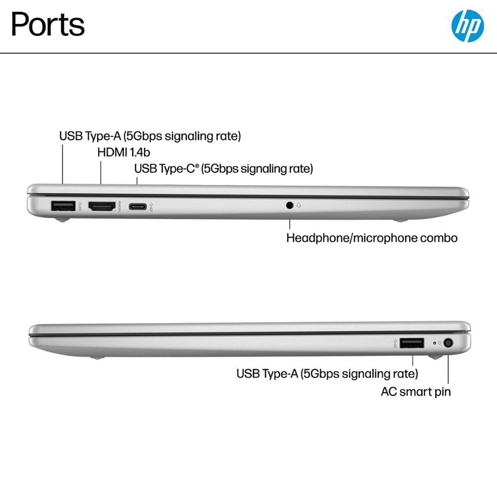 HP 15.6" Touchscreen Business & Student Laptop Computer, 32GB RAM 1TB SSD, 10-Cores Intel Core i5, Windows 11 Pro Laptop with Microsoft Office Lifetime Suite, PLUSERA Earphones, Silver